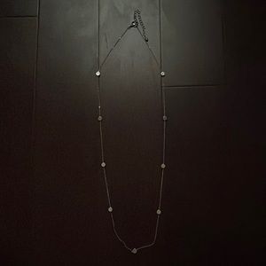 Silver Disc Necklace